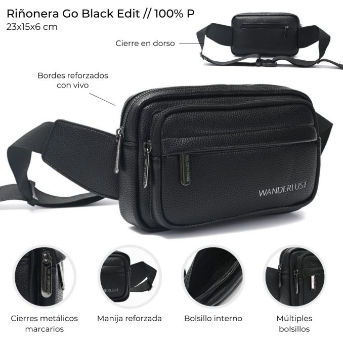 Riñonera WANDERLUST eco cuero - Image 2