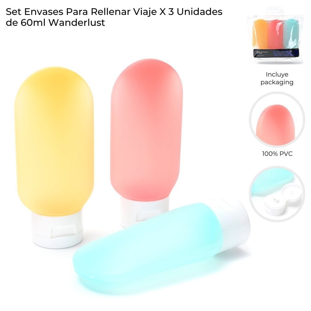 Set de botellas para viaje - Imagen 3