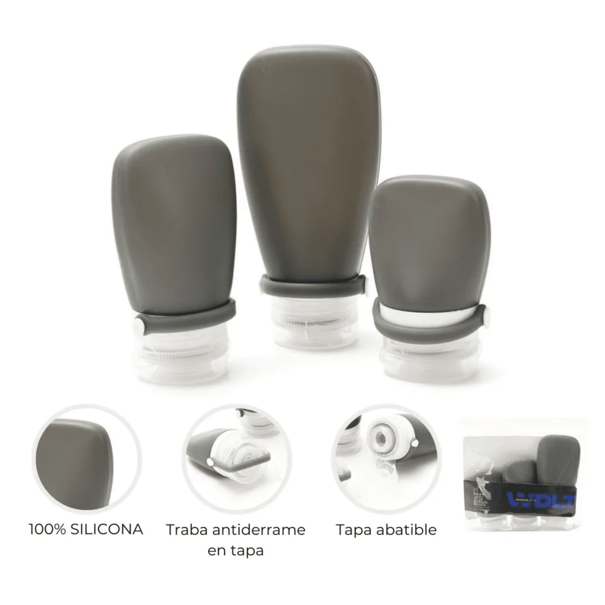Set de botellas de viaje - Imagen 3